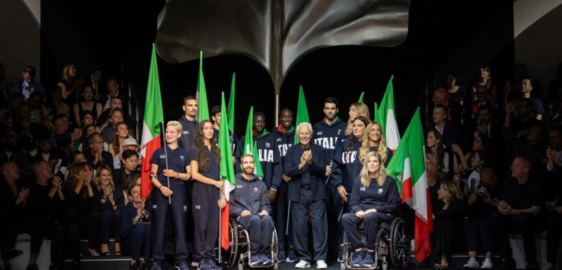 Italian National Kit For Paris 2024 Olympic And Paralympic Games   Batch THE ITALIAN NATIONAL KIT FOR THE PARIS 2024 OLYMPIC AND PARALYMPIC GAMES GA WITH ATHLETES 820x394 