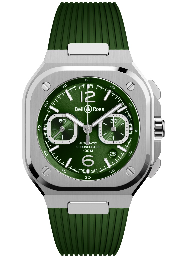 BR 05 Chrono Green Steel