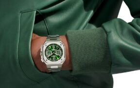 BR 05 Chrono Green Steel