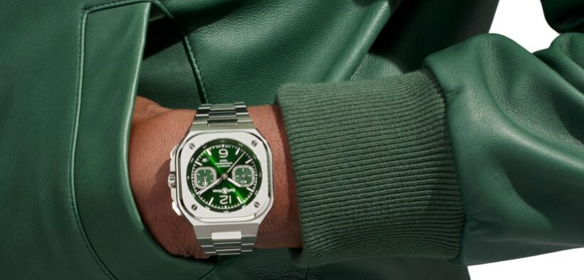 BR 05 Chrono Green Steel